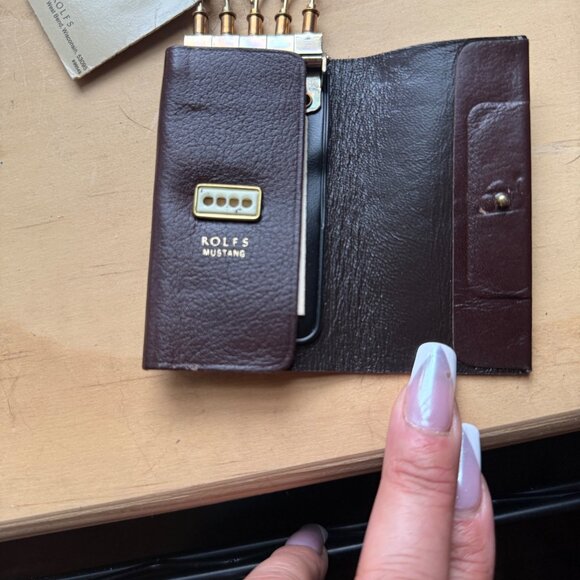 Rolfs Leather Press Lock Key Kaddy Case - Picture 3 of 4